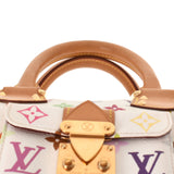 LOUIS VUITTON Louis Vuitton Multicolor Speedy 30 Bron (White) M92643 Ladies Monogram Multicolor Handbag AB Rank Used Ginzo