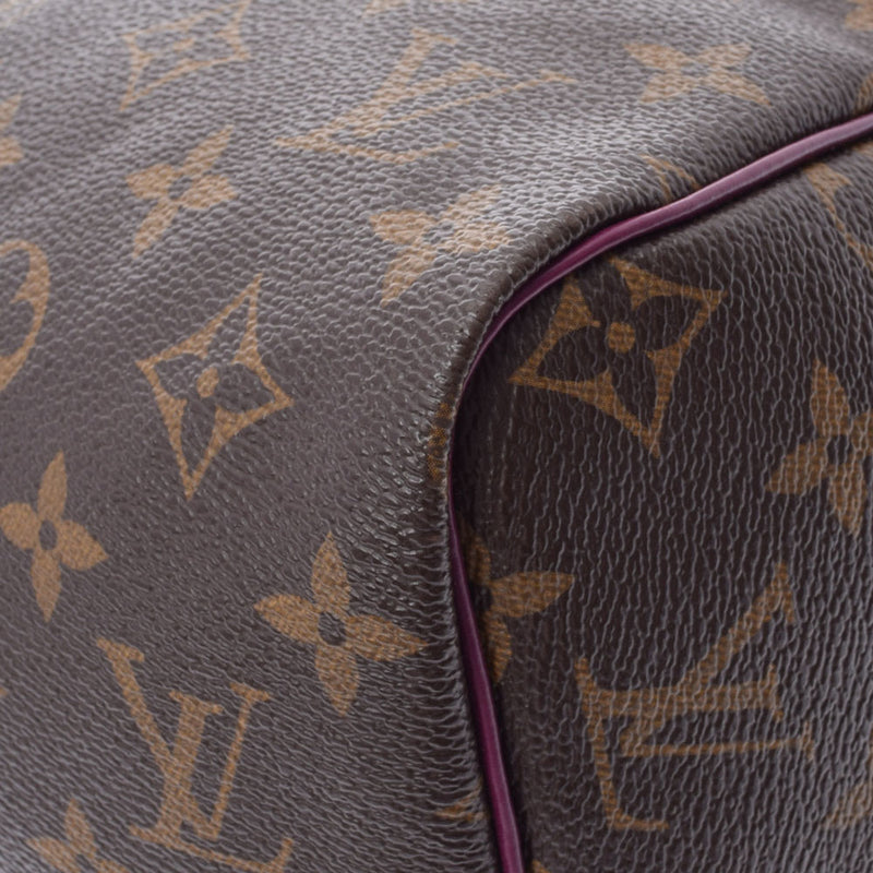 LOUIS VUITTON Louis Vuitton Monogram Totem Speedy 30 Brown/Pink M41666 Ladies Handbag A Rank used Ginzo