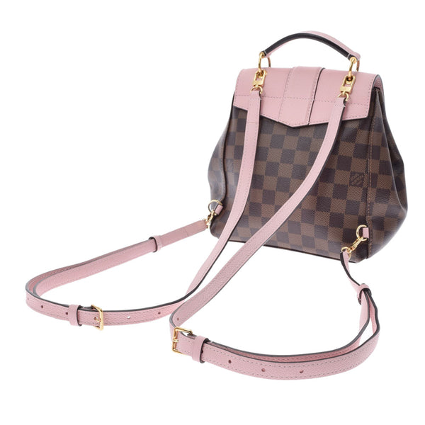 LOUIS VUITTON Louis Vuitton Damier Club Ton Backpack 2WAY Bag Magnolia N42259 Ladies Damier Cambus Backpack Daypack A Rank Used Ginzo