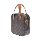 LOUIS VUITTON Louis Vuitton Monogram Spontini Brown M47500 Unisex Monogram Canvas Handbag A Rank used Ginzo