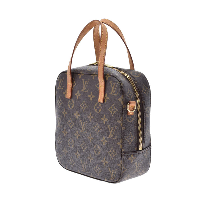 路易威顿路易·维顿（Louis Vuitton）路易·威登（Louis Vuitton）会标spontini brown M47500女用canvas canvas手提包用级别的金佐（Ginzo）