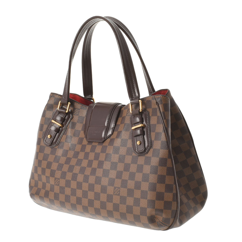 LOUIS VUITTON ルイヴィトン ダミエ グリート ブラウン N48108 レディース ダミエキャンバス ハンドバッグ Aランク 中古 銀蔵