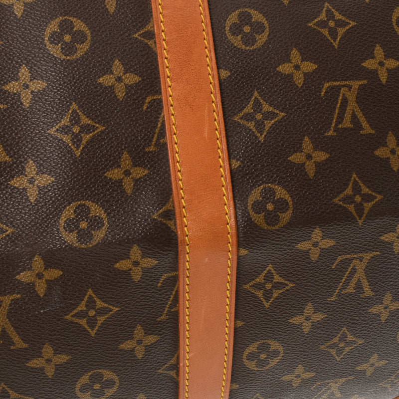 LOUIS VUITTON Louis Vuitton Monogram Kepol 55 Brown M41424 Unisex Monogram Canvas Boston Bag B Rank used Ginzo