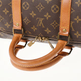 LOUIS VUITTON Louis Vuitton Monogram Kepol 55 Brown M41424 Unisex Monogram Canvas Boston Bag B Rank used Ginzo