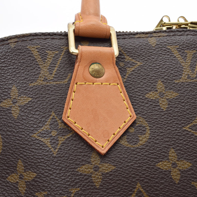 路易威顿路易·维顿（Louis Vuitton）路易威登（Louis Vuitton）会标Alma Brown M53151女士会标帆布手提包B等级二手Ginzo