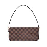 LOUIS VUITTON ルイヴィトン ダミエ レコレーター ブラウン N51299 レディース ダミエキャンバス ハンドバッグ Aランク 中古 銀蔵