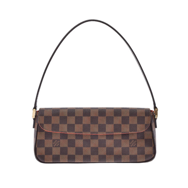 LOUIS VUITTON ルイヴィトン ダミエ レコレーター ブラウン N51299 レディース ダミエキャンバス ハンドバッグ Aランク 中古 銀蔵