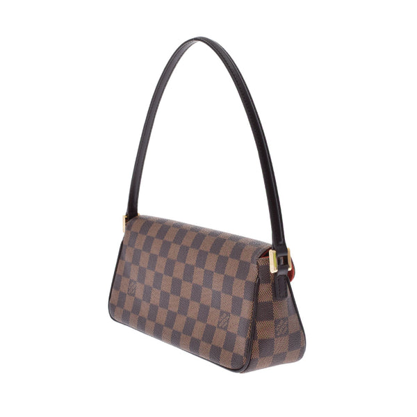 LOUIS VUITTON ルイヴィトン ダミエ レコレーター ブラウン N51299 レディース ダミエキャンバス ハンドバッグ Aランク 中古 銀蔵