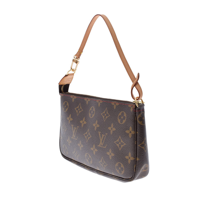 路易威顿路易·维顿（Louis Vuitton），路易·威登（Louis Vuitton）会标樱桃棕色M95008女士会标帆布配件袋