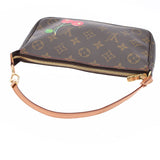 路易威顿路易·维顿（Louis Vuitton），路易·威登（Louis Vuitton）会标樱桃棕色M95008女士会标帆布配件袋