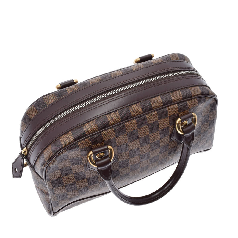 LOUIS VUITTON Louis Vuitton Damier de Omo Brown N60008 Ladies Damier Canbus Handbag AB Rank Used Ginzo