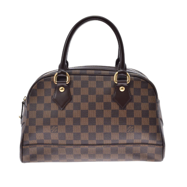 LOUIS VUITTON Louis Vuitton Damier de Omo Brown N60008 Ladies Damier Canbus Handbag AB Rank Used Ginzo