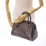 LOUIS VUITTON Louis Vuitton Damier de Omo Brown N60008 Ladies Damier Canbus Handbag AB Rank Used Ginzo