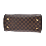 LOUIS VUITTON Louis Vuitton Damier de Omo Brown N60008 Ladies Damier Canbus Handbag AB Rank Used Ginzo