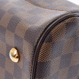 LOUIS VUITTON Louis Vuitton Damier de Omo Brown N60008 Ladies Damier Canbus Handbag AB Rank Used Ginzo