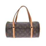 LOUIS VUITTON Louis Vuitton Monogram Papillon PM Brown M51386 Ladies Monogram Canvas Handbag AB Rank Used Ginzo