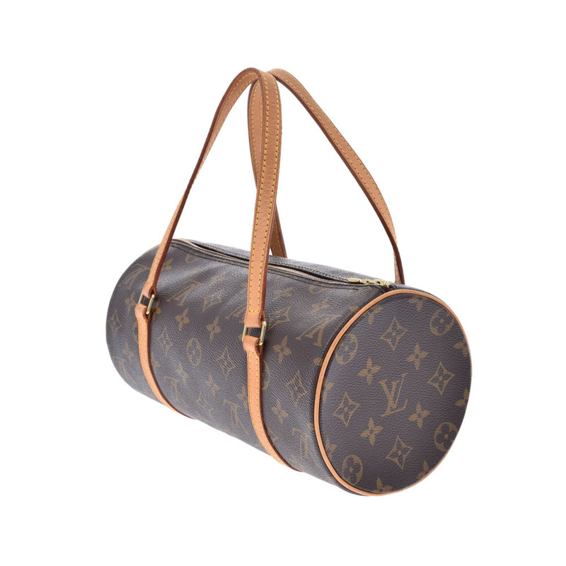 LOUIS VUITTON Louis Vuitton Monogram Papillon PM Brown M51386 Ladies Monogram Canvas Handbag AB Rank Used Ginzo