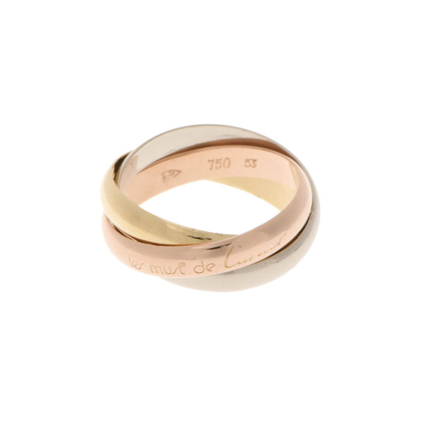 カルティエトリニティリング スリーカラー #53 レディース リング