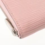 LOUIS VUITTON Louis Vuitton Epi Copy Coin Rose Ballerine Silver M61206 Ladies Epi Leather Coin Case A Rank Used Ginzo