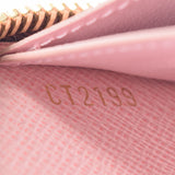 LOUIS VUITTON Louis Vuitton Monogram Portofoyille Clemance Rose Ballerine M61298 Ladies Monogram Canvas Long Wallet New Denus Ginzo