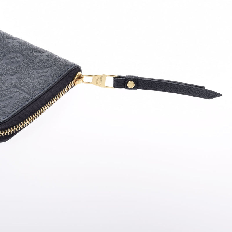 LOUIS VUITTON Louis Vuitton Portofoille Screton Noir M93435 Unisex Leather Long Wallet B Used Ginzo