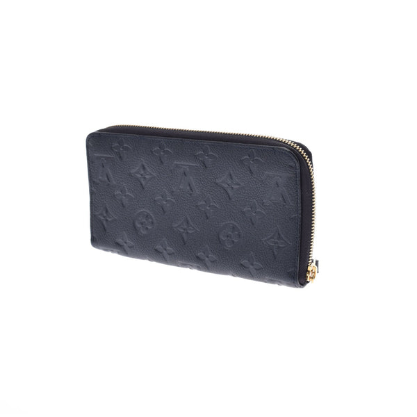 LOUIS VUITTON Louis Vuitton Portofoille Screton Noir M93435 Unisex Leather Long Wallet B Used Ginzo