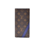 路易·威登（Louis Vuitton）路易斯·威登（Louis Vuitton）会标Portofoyille Brazine LV Heritage Brown M66540男士会标帆布钱包，一个二手Ginzo