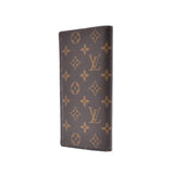 路易·威登（Louis Vuitton）路易斯·威登（Louis Vuitton）会标Portofoyille Brazine LV Heritage Brown M66540男士会标帆布钱包，一个二手Ginzo