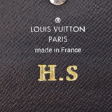 LOUIS VUITTON Louis Vuitton Taiga Port Moneco Moneco Gay Compact Wallet Aldoise (Black) M32562 Men's Leather Bi -Fold Wallet B Rank Used Ginzo