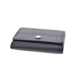 LOUIS VUITTON Louis Vuitton Taiga Port Moneco Moneco Gay Compact Wallet Aldoise (Black) M32562 Men's Leather Bi -Fold Wallet B Rank Used Ginzo