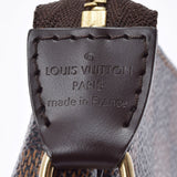 LOUIS VUITTON Louis Vuitton Damier Mini T & B Brown N58011 Ladies Dami Cambus Accessory Pouch AB Rank Used Ginzo