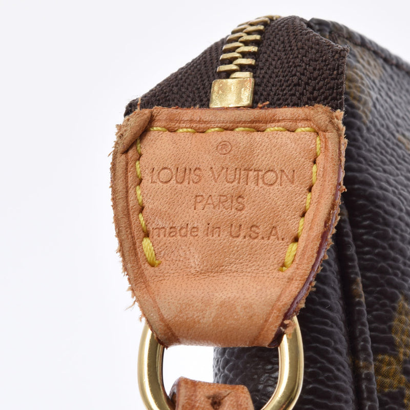 LOUIS VUITTON ルイヴィトン モノグラム ポシェット アクセソワール ブラウン M51980 レディース モノグラムキャンバス アクセサリーポーチ ABランク 中古 銀蔵