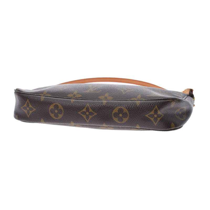 LOUIS VUITTON Louis Vuitton Monogram Pochette Accessory Brown M51980 Ladies Monogram Canvas Accessory Pouch AB Rank Used Ginzo