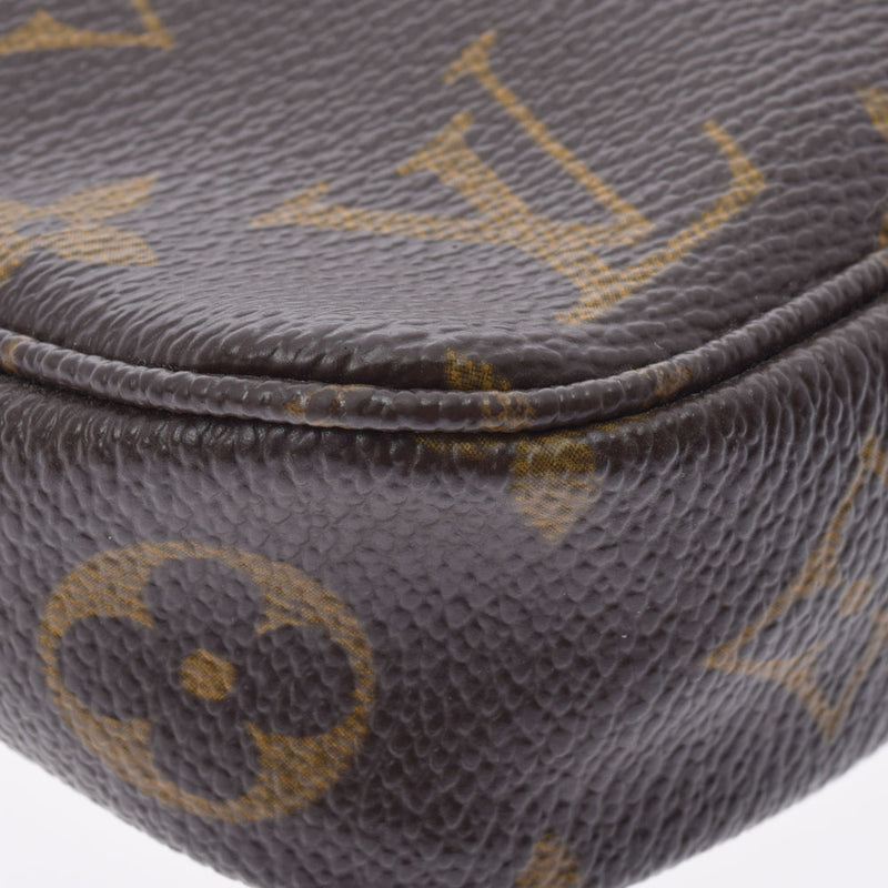 LOUIS VUITTON Louis Vuitton Monogram Pochette Accessory Brown M51980 Ladies Monogram Canvas Accessory Pouch AB Rank Used Ginzo