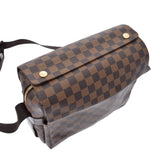 LOUIS VUITTON Louis Vuitton Damier Navi Glio Brown/Tea N45255 Unisex Damier Canbus Shoulder Bag A Rank used Ginzo