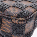 路易威顿路易·维顿（Louis Vuitton）路易威登（Louis Vuitton）damier pieet迷你棕色n63176女士damier cambus span呼叫辅助袋ab ab rank used hud ginzo