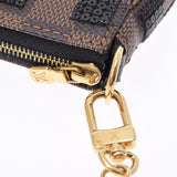 路易威顿路易·维顿（Louis Vuitton）路易威登（Louis Vuitton）damier pieet迷你棕色n63176女士damier cambus span呼叫辅助袋ab ab rank used hud ginzo