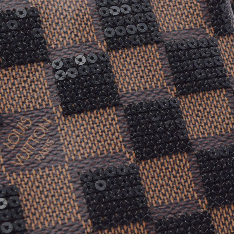 路易威顿路易·维顿（Louis Vuitton）路易威登（Louis Vuitton）damier pieet迷你棕色n63176女士damier cambus span呼叫辅助袋ab ab rank used hud ginzo