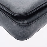 LOUIS VUITTON Louis Vuitton Monogram Eclipse Trio Messenger Black/Gray M69443 Men's Monogram Canvas Shoulder Bag A Rank Used Ginzo