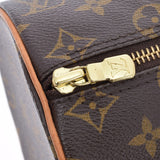 LOUIS VUITTON Louis Vuitton Monogram Papillon PM Brown M51386 Ladies Monogram Canvas Handbag AB Rank Used Ginzo