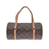 LOUIS VUITTON Louis Vuitton Monogram Papillon PM Brown M51386 Ladies Monogram Canvas Handbag AB Rank Used Ginzo