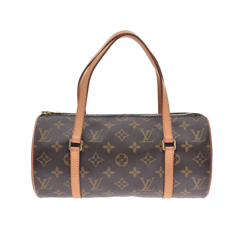 LOUIS VUITTON Louis Vuitton Monogram Papillon PM Brown M51386 Ladies Monogram Canvas Handbag AB Rank Used Ginzo