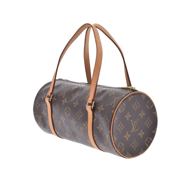 LOUIS VUITTON ルイヴィトン モノグラム パピヨン PM ブラウン M51386 レディース モノグラムキャンバス ハンドバッグ ABランク 中古 銀蔵