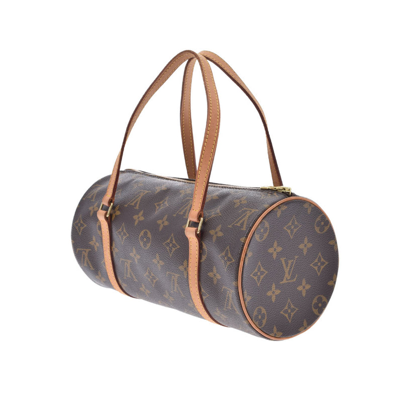 LOUIS VUITTON Louis Vuitton Monogram Papillon PM Brown M51386 Ladies Monogram Canvas Handbag AB Rank Used Ginzo