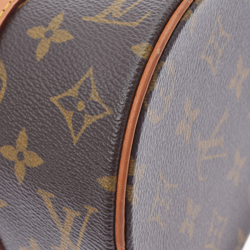 LOUIS VUITTON Louis Vuitton Monogram Papillon PM Brown M51386 Ladies Monogram Canvas Handbag AB Rank Used Ginzo