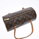 LOUIS VUITTON Louis Vuitton Monogram Papillon PM Brown M51386 Ladies Monogram Canvas Handbag AB Rank Used Ginzo