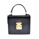 LOUIS VUITTON Louis Vuitton Verni Spring Street 2WAY Noir/Evoir M90375 Ladies Verni Handbag A Rank used Ginzo