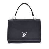 LOUIS VUITTON Louis Vuitton Rock Me 2 Black Silver Bracket M50250 Ladies Leather 2WAY Bag AB Rank Used Ginzo