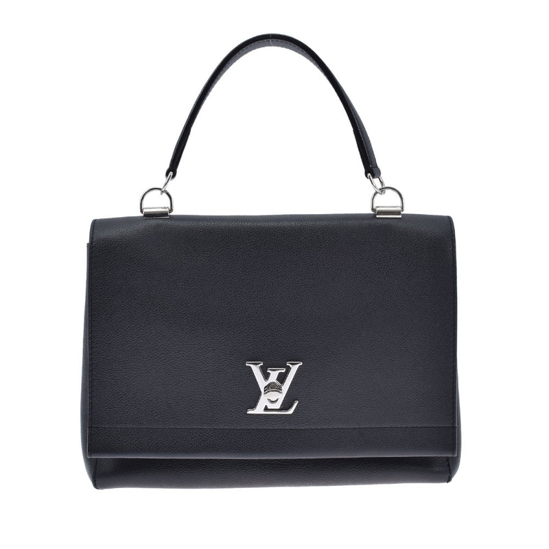 LOUIS VUITTON ルイヴィトン ロックミー 2 黒 シルバー金具 M50250 レディース レザー 2WAYバッグ ABランク 中古 銀蔵