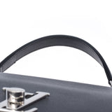 LOUIS VUITTON Louis Vuitton Rock Me 2 Black Silver Bracket M50250 Ladies Leather 2WAY Bag AB Rank Used Ginzo